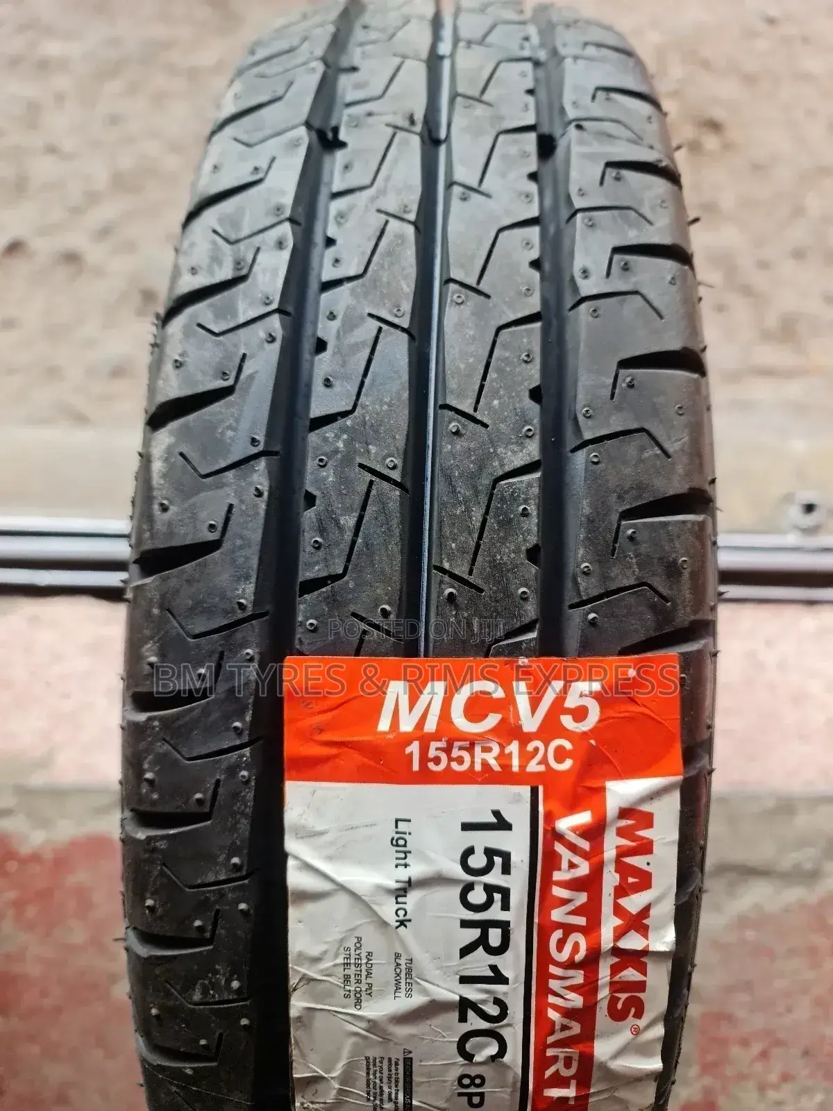 155 R12 Maxxis (MCV5) Commercial.