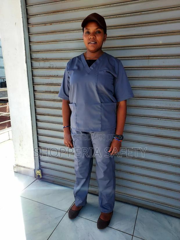 Grey Cleaners Uniform/ Nurses/ Scrubs - thumbnail 3