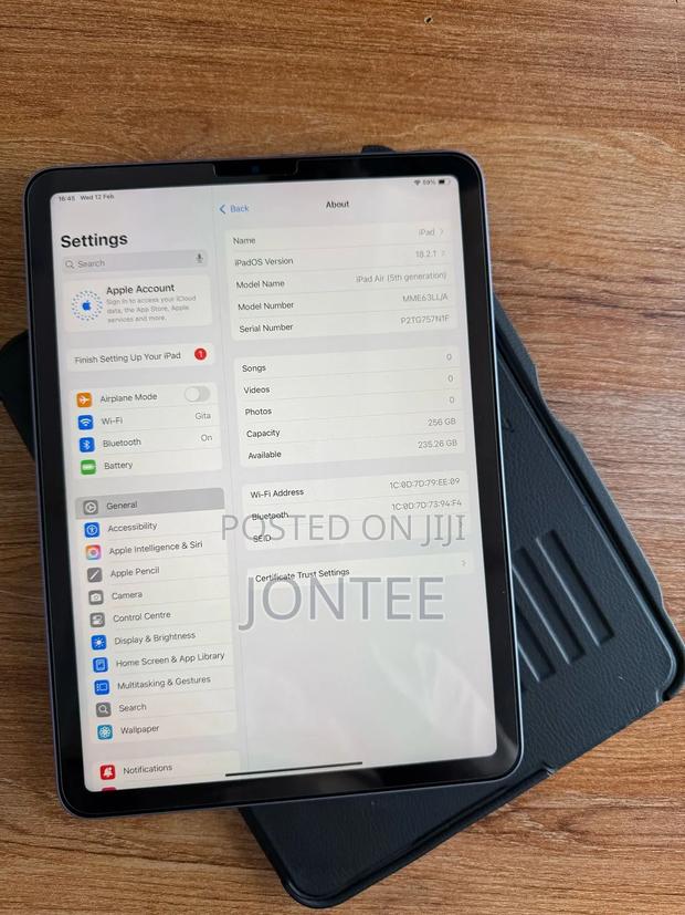 Apple iPad Air 256 GB Gray - thumbnail 3