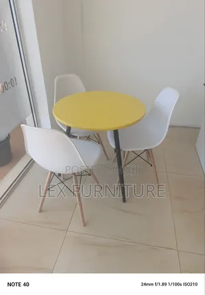 Yellow and White Balcon Set