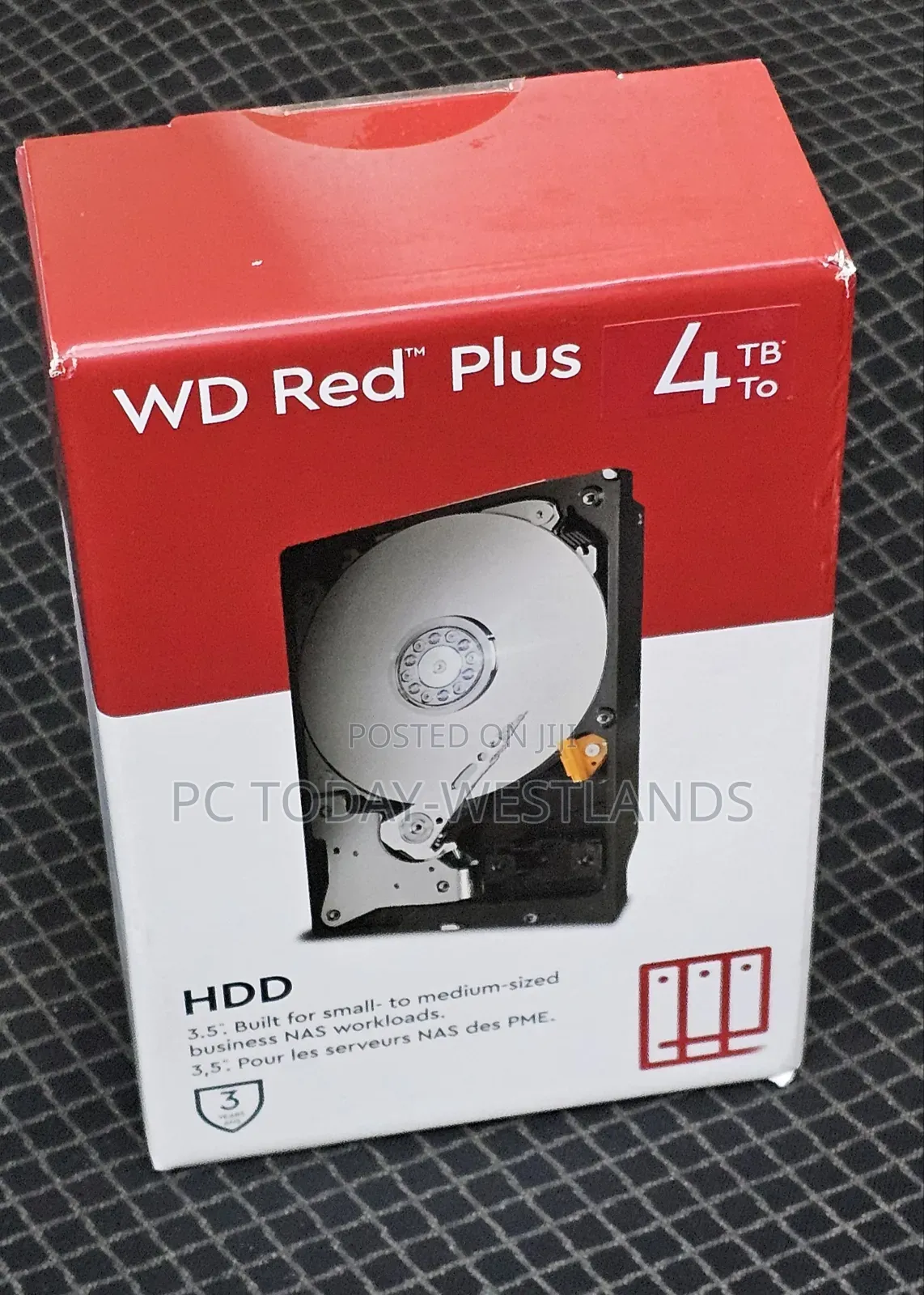 Latest Wd 4tb Red Plus Nas HDD CMR 256 Mb Cache Wd40efpx