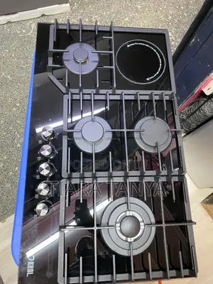 90 Cm Khal With 1 Electric Plate and 4gas With Wok Burner