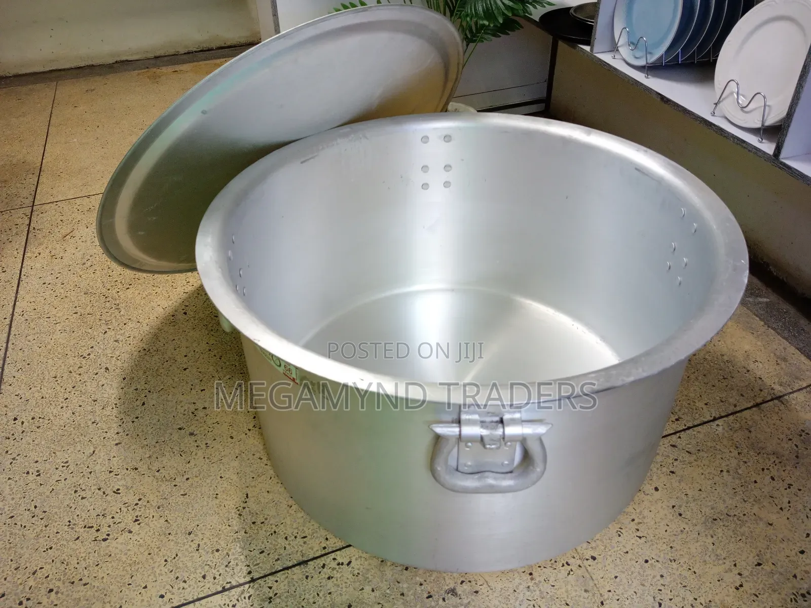 250 LTR Aluminium Sufuria Commercial/ Imported School Sufuria