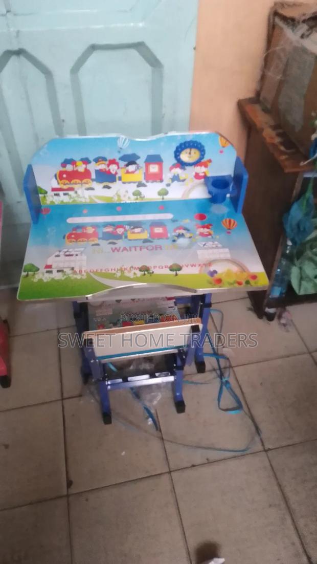 Kids Study Table Blue, - main view