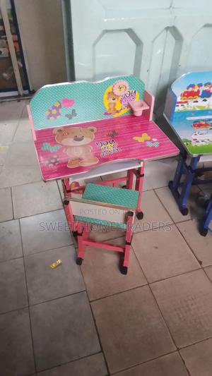 Kids Study Table Pink - thumbnail 2