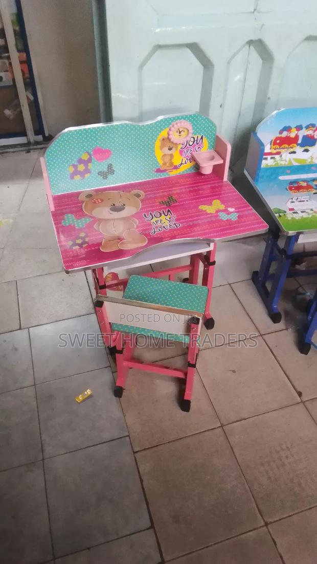 Kids Study Table Pink - main view