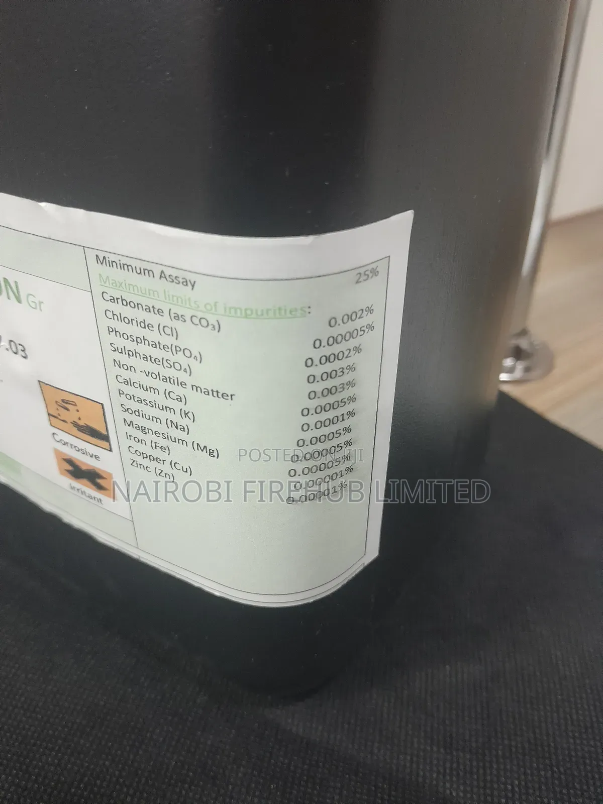 Ammonia Solution for School Lab