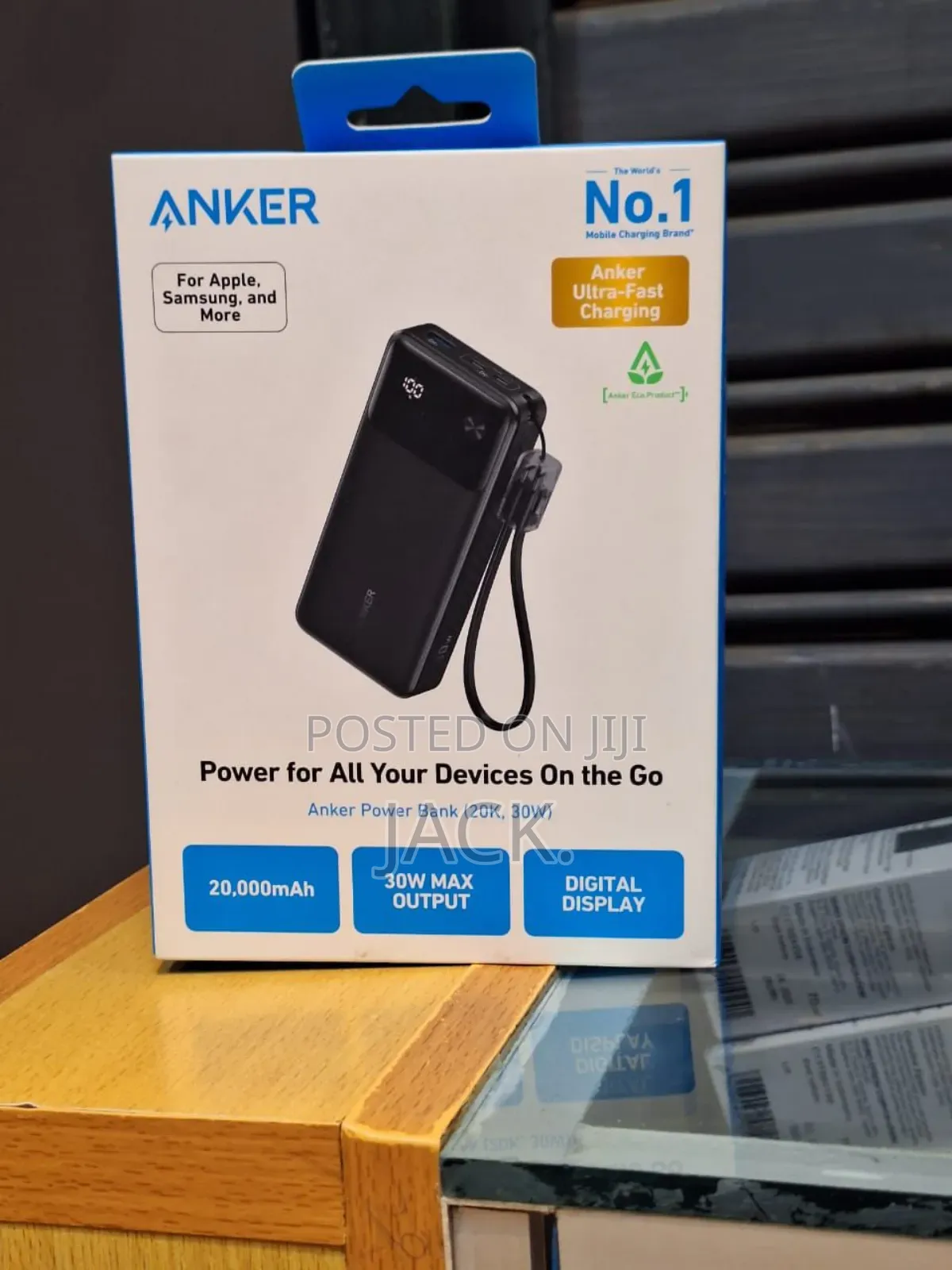 Anker Power Bank 20,000 Mah Apple Samsung Any Other Phone