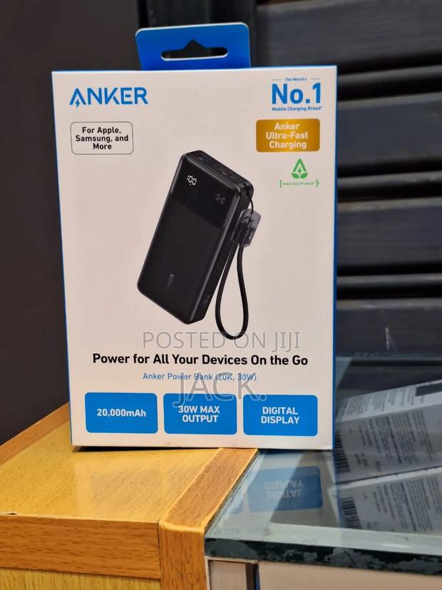Anker Power Bank 20,000 Mah Apple Samsung Any Other Phone