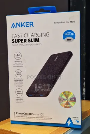Anker Power Bank 20,000 Mah Apple Samsung Any Other Phone