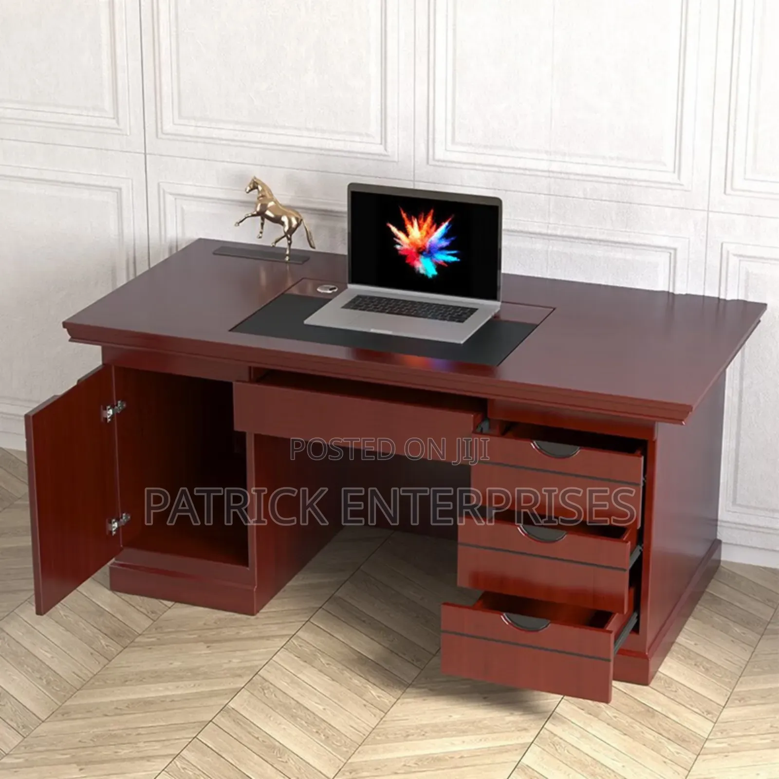 Executive Imported Mahogany Office/ Home Desk 1.4 MTR
