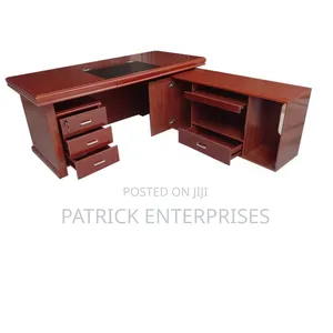 Executive Imported Modern Mahogany Office Desk