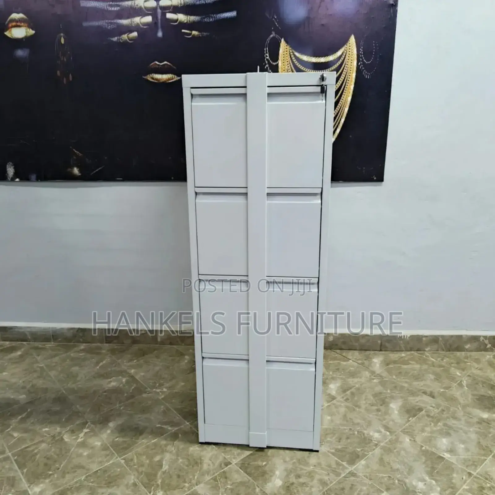 4 Drawer Filing Cabinet With Security Bar