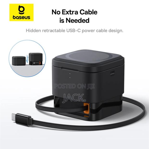 Baseus 2 in 1 Wireless Fast Charger - thumbnail 2