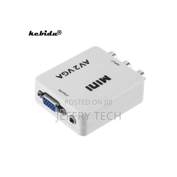 HD Rca CVBS AV to VGA Video Converter Conversor - main view