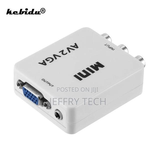 HD Rca CVBS AV to VGA Video Converter Conversor - thumbnail 2