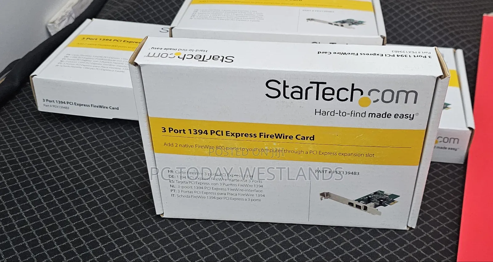 Startech 3-Port Firewire 800/400 (1394b/A) Pcie Card Adapter