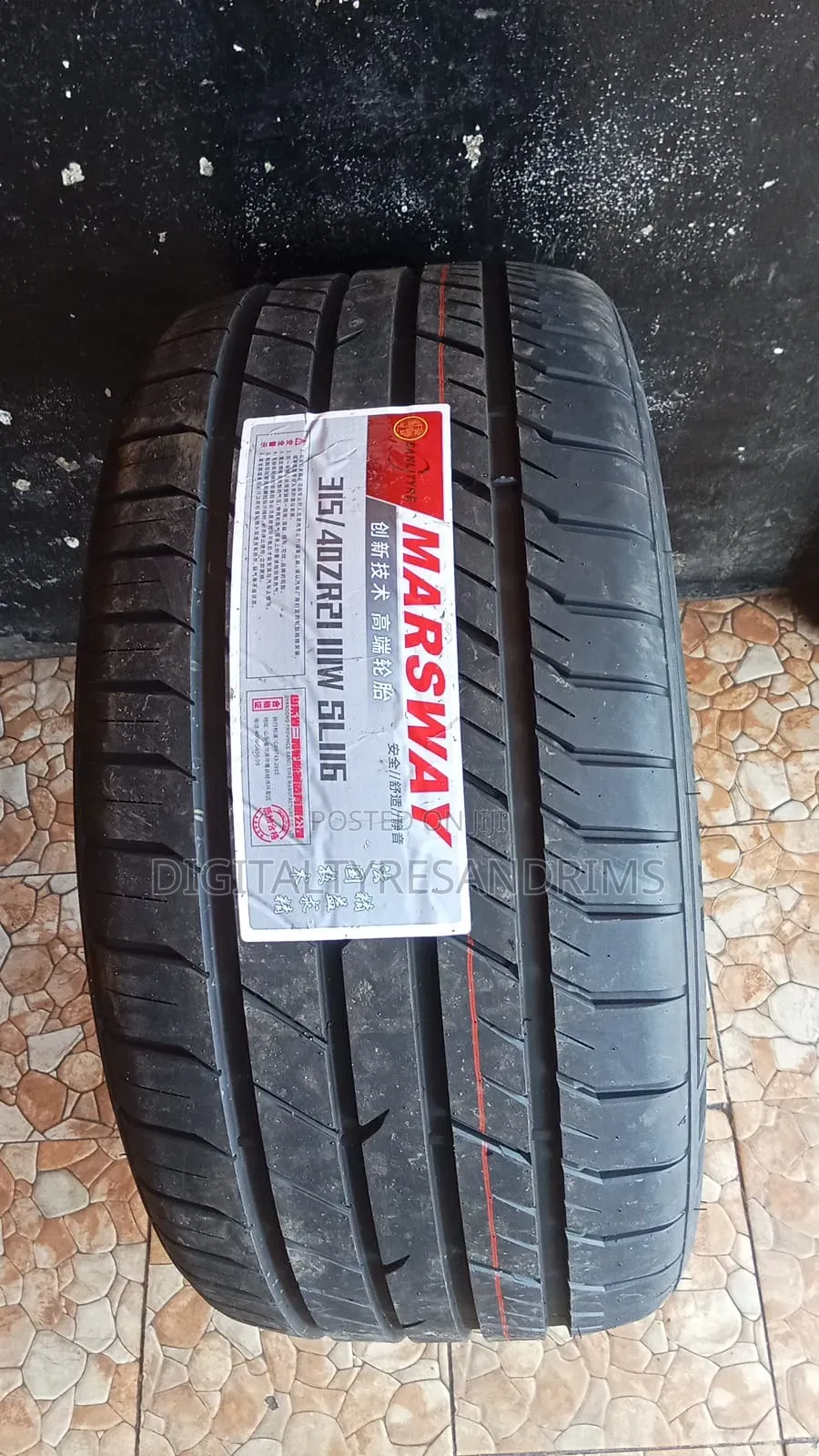 315/40r21 Mashway Tyres Brand New