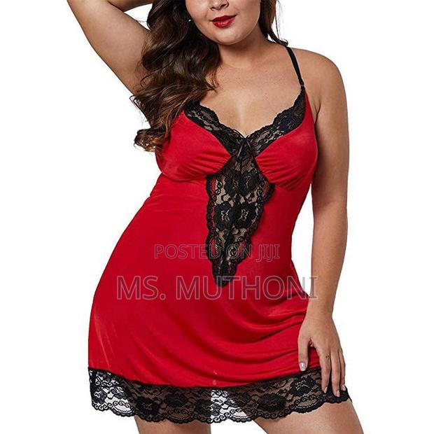 Plus Size Sxy Lingerie Slip Dress