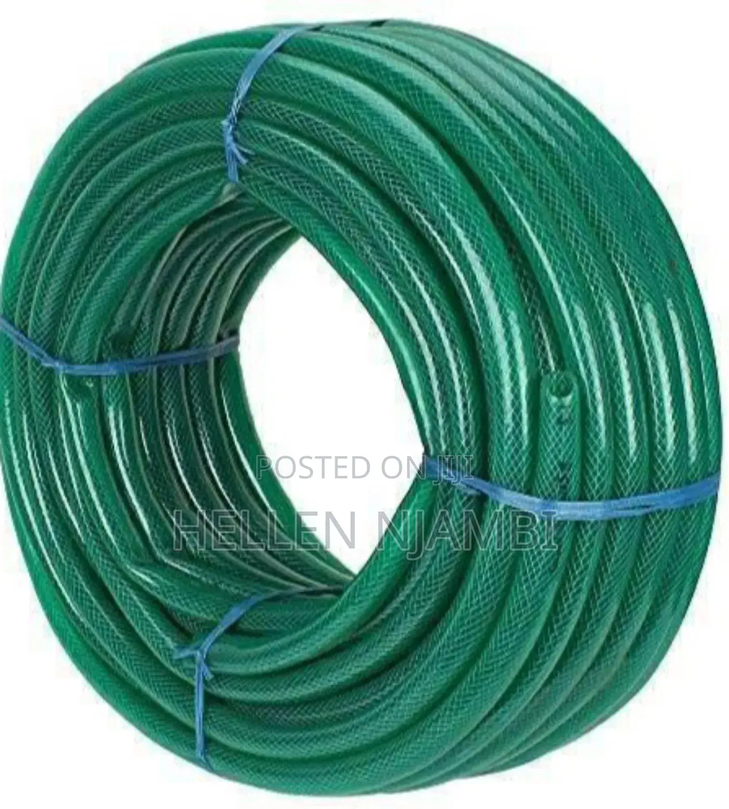 Braided Water Hose Pipe, Green Size: 1/2" X 15 MTS