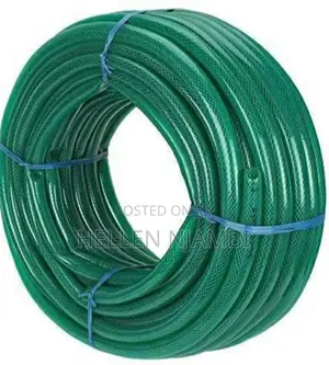 Braided Water Hose Pipe, Green Size: 1/2" X 15 MTS