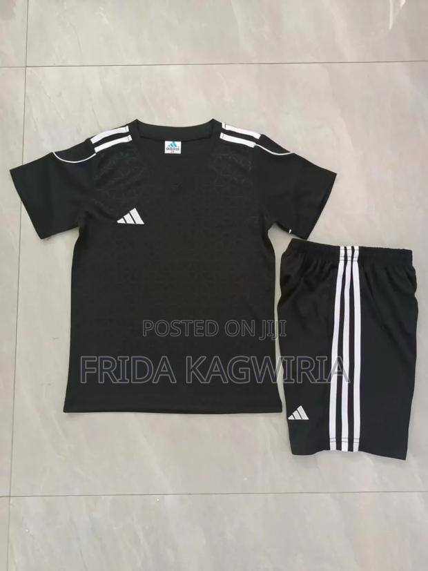 Black Football Jersey ( 7 Years And Above) - main view