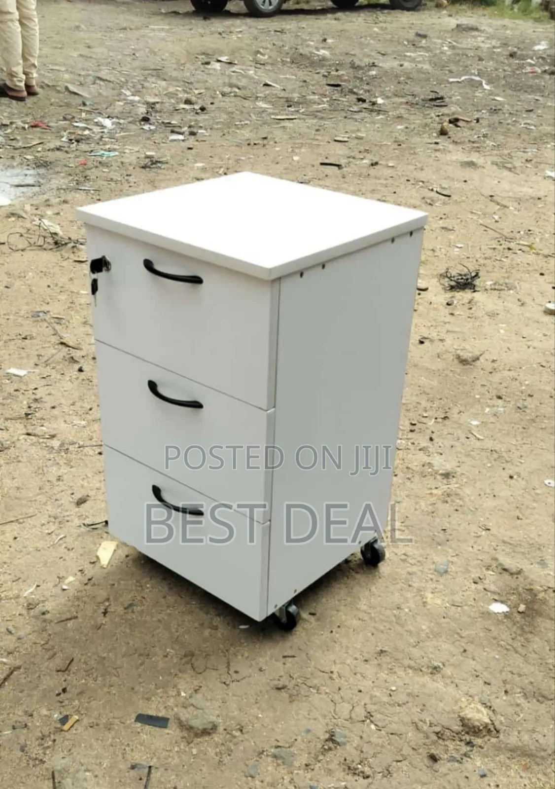 Bed Side Lockable Drawers