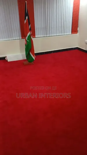 Office Carpet Office Carpet With a Flag