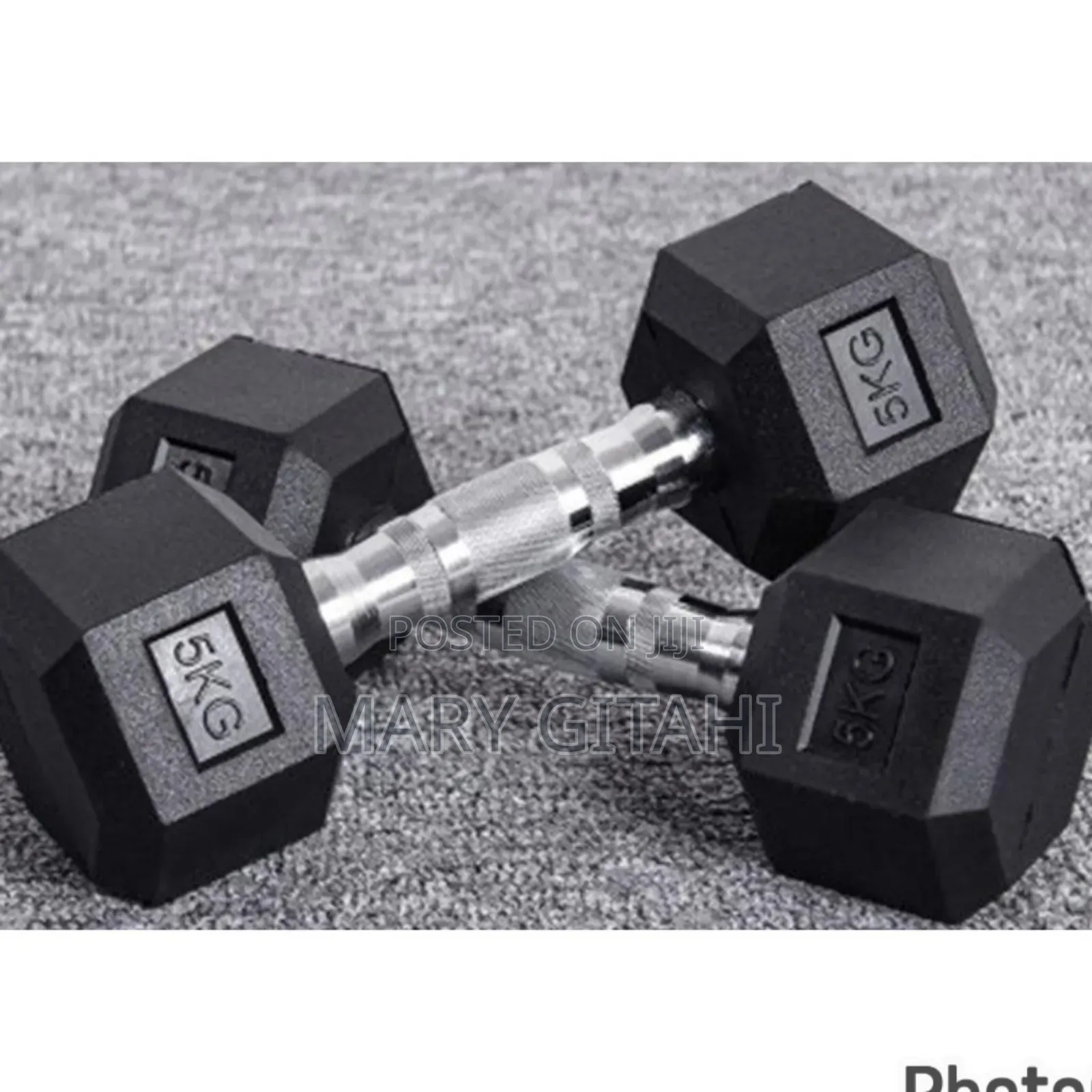 *Hexagon Dumbbells(Sold Per Single Hand)* 10kgs at 