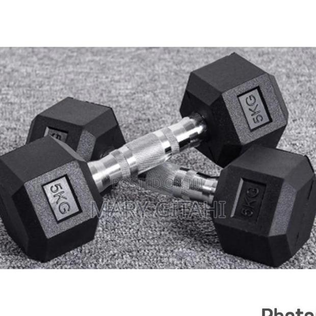 *Hexagon Dumbbells(Sold Per Single Hand)* 10kgs at 
