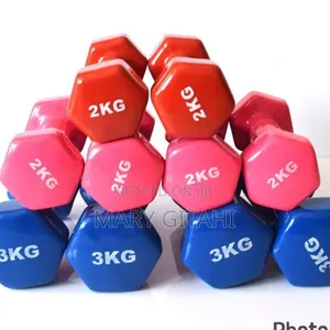 Plastic Dumbells Available 
 at 2kg 2pcs at 