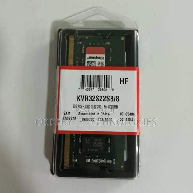 Kingston DDR4 8GB Laptop RAM 3200mhz - main view
