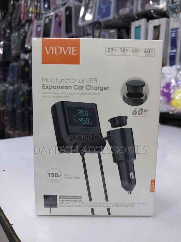 Car Charger Vidvie Cc527 Hub 4xusb