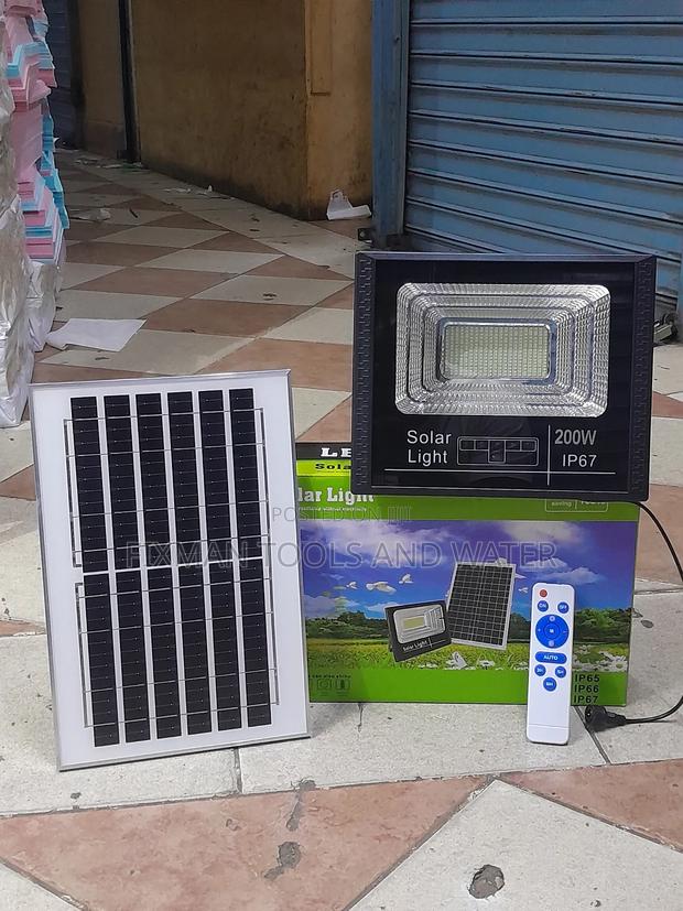 Top Security Solar Lights 200 Watts Bright  And Remote