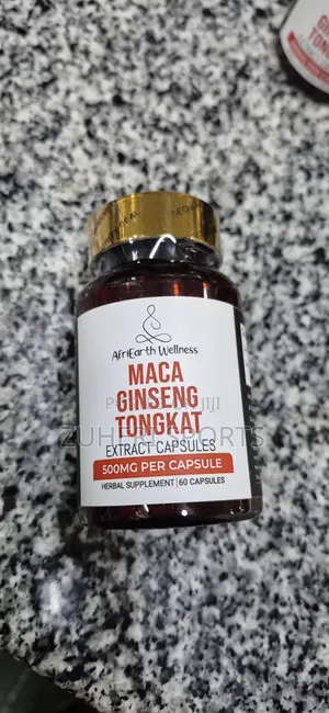 Maca Ginseng Tongkat Extract Capsules Herbal Supplement