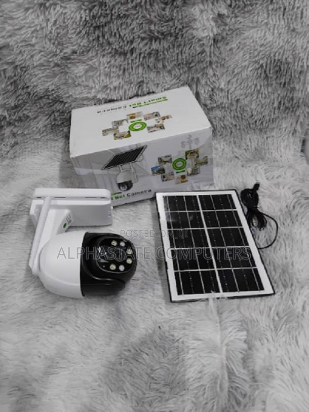 V380 4G Solar Camera With Sim, SD Slots Rotating