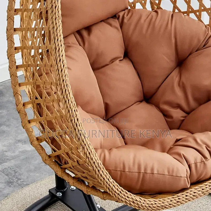 Home Chairs: Single Person Wicker Porch Swing Chair