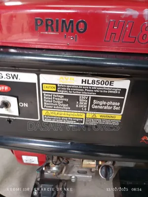 Generator Hire 8 KVA Primo Italy
