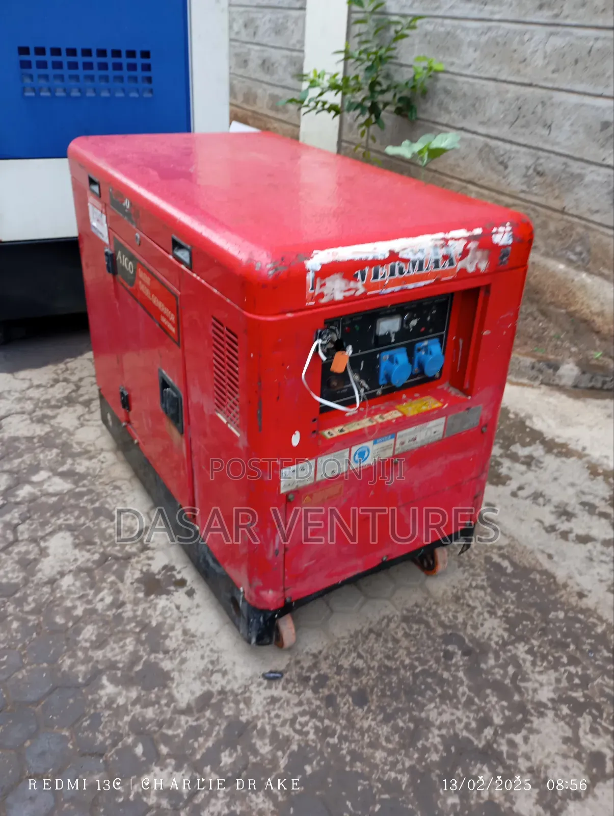 10kva Generator Hire - Silent Aico Brand