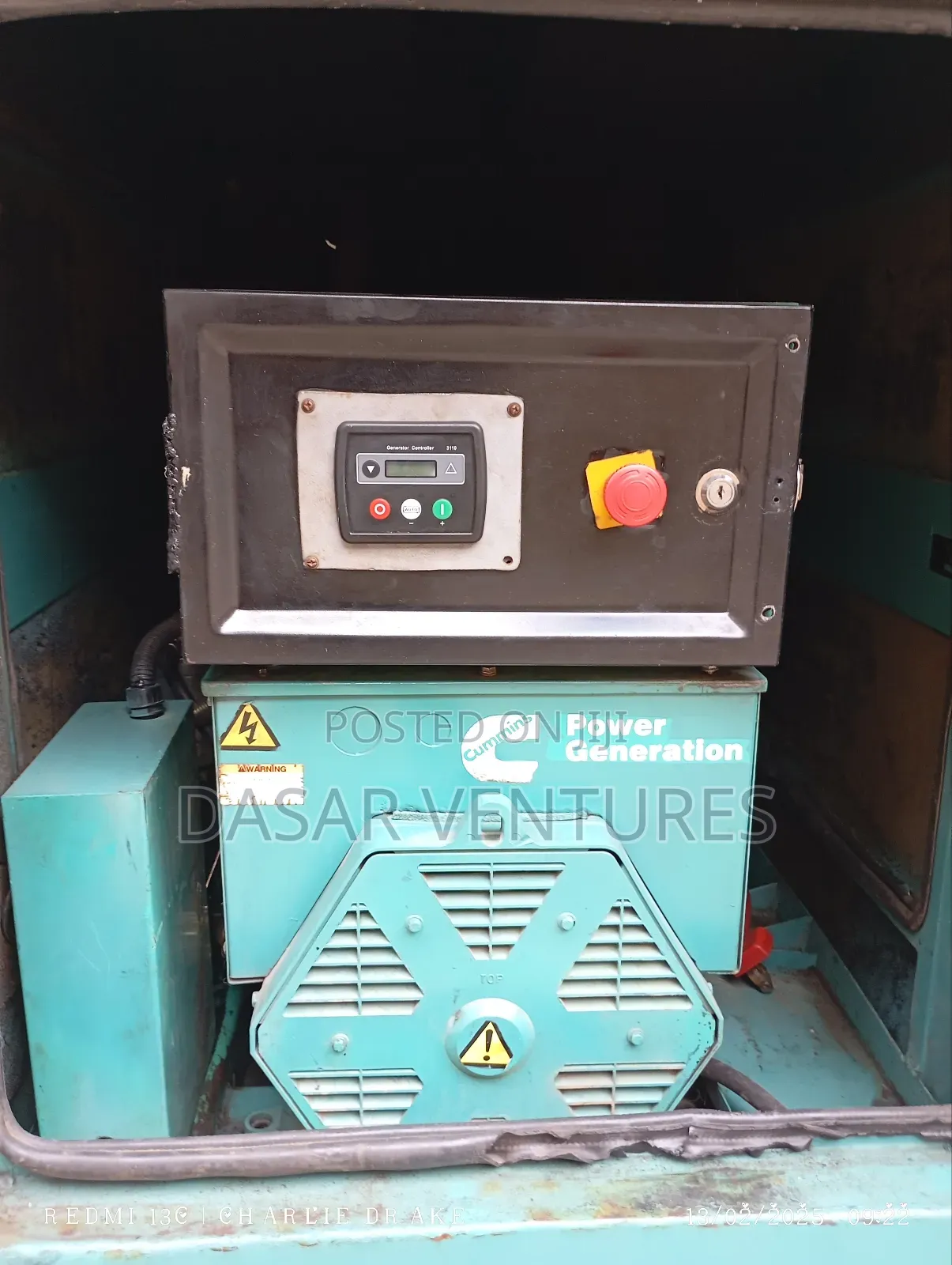 Used Generator 20kva Cummins