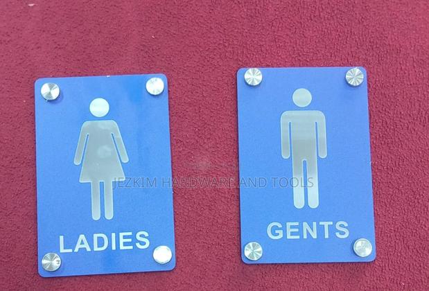 Toilet Signage