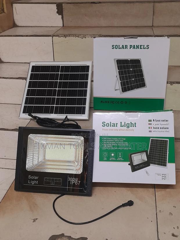 All Weather Solar Flood Light 300 Watts Sensor And Remote