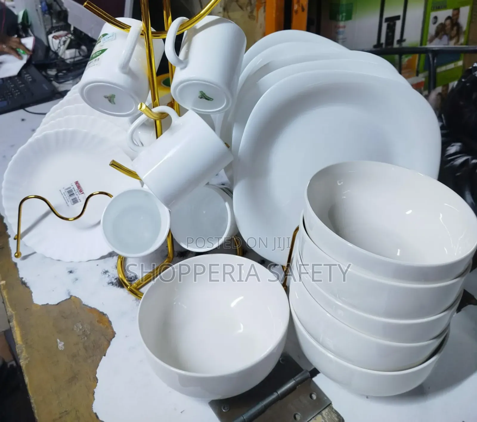 24 PCS Dinnerset White