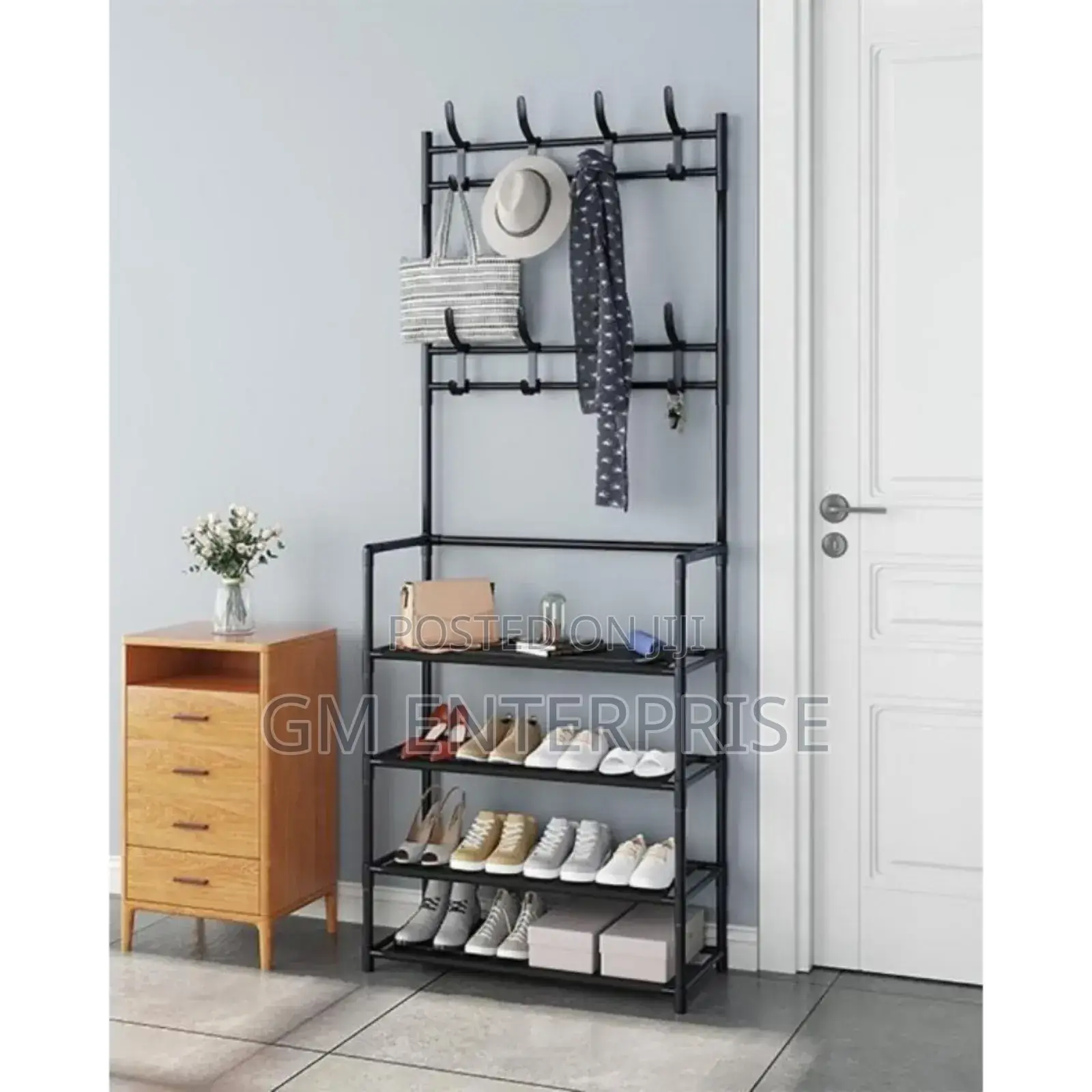 High Strong Metallic 5layer Shoe Rack Organizer