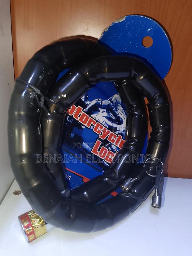 Good Motorcycle Lock. Safe And Reliable Lock