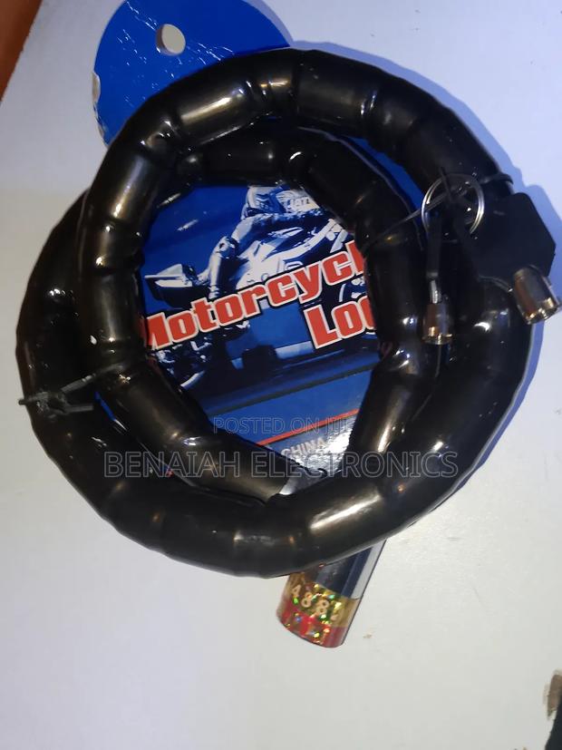 Secure Motorbike Lock.Flexible and Reliable Motorbike Lock