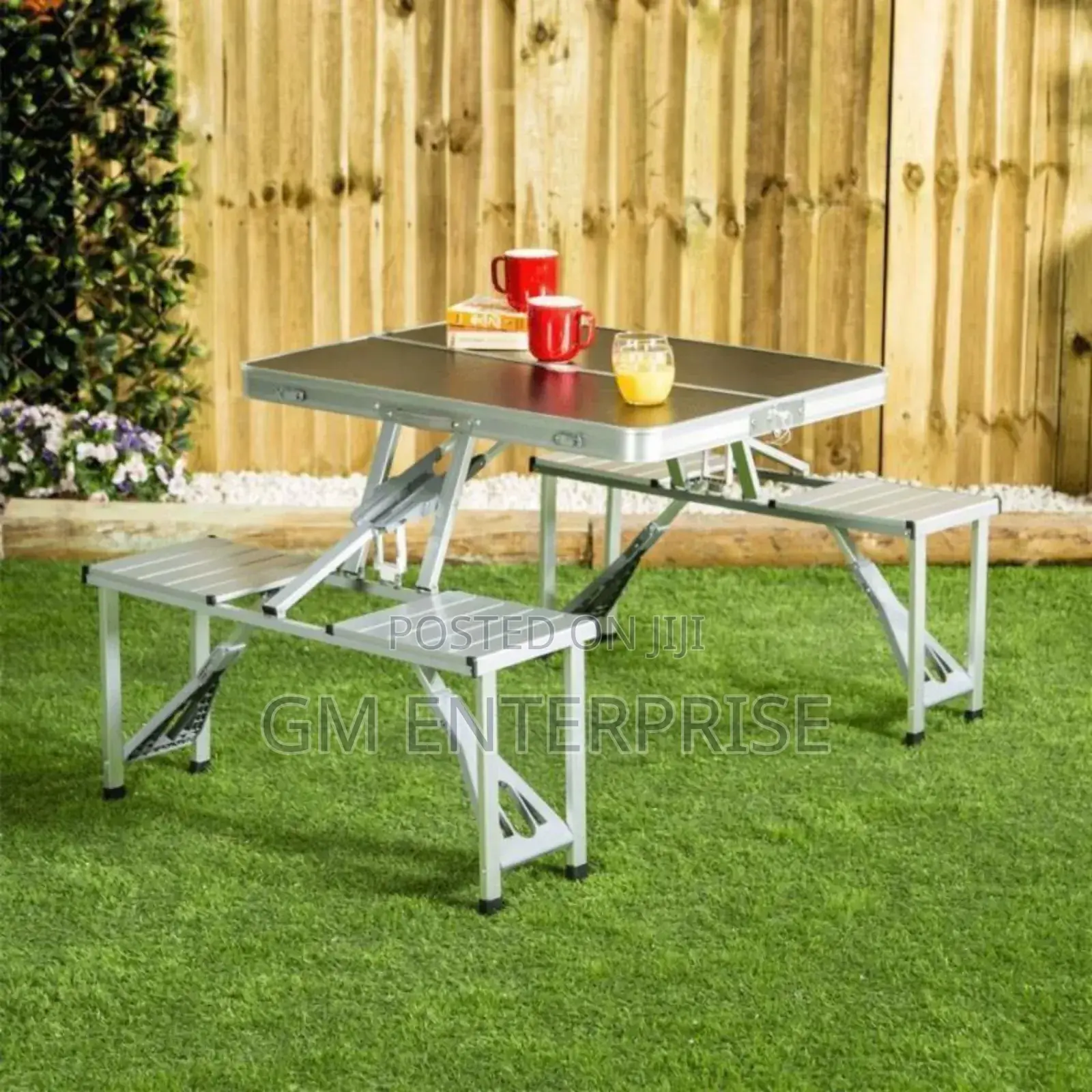Light Weight Aluminium Alloy Picnic Table Set