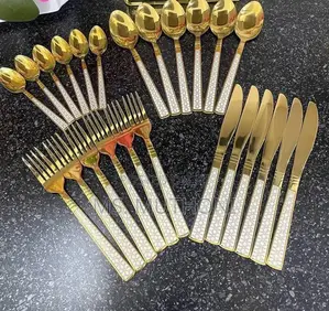 Gold 24 Pieces Cutlery Set 