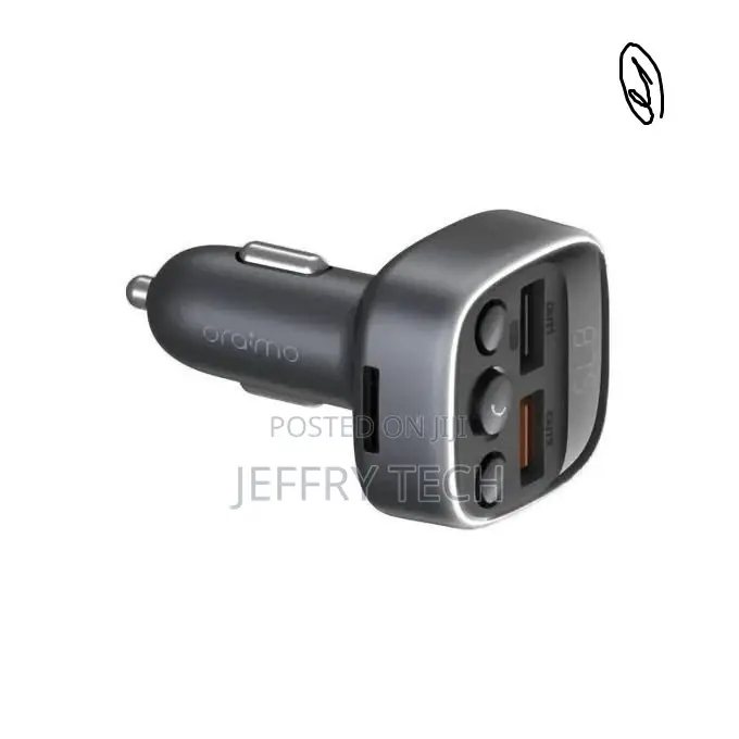 Oraimo 18W Super Fast Dual Car Modulator Adapter OCD-32D