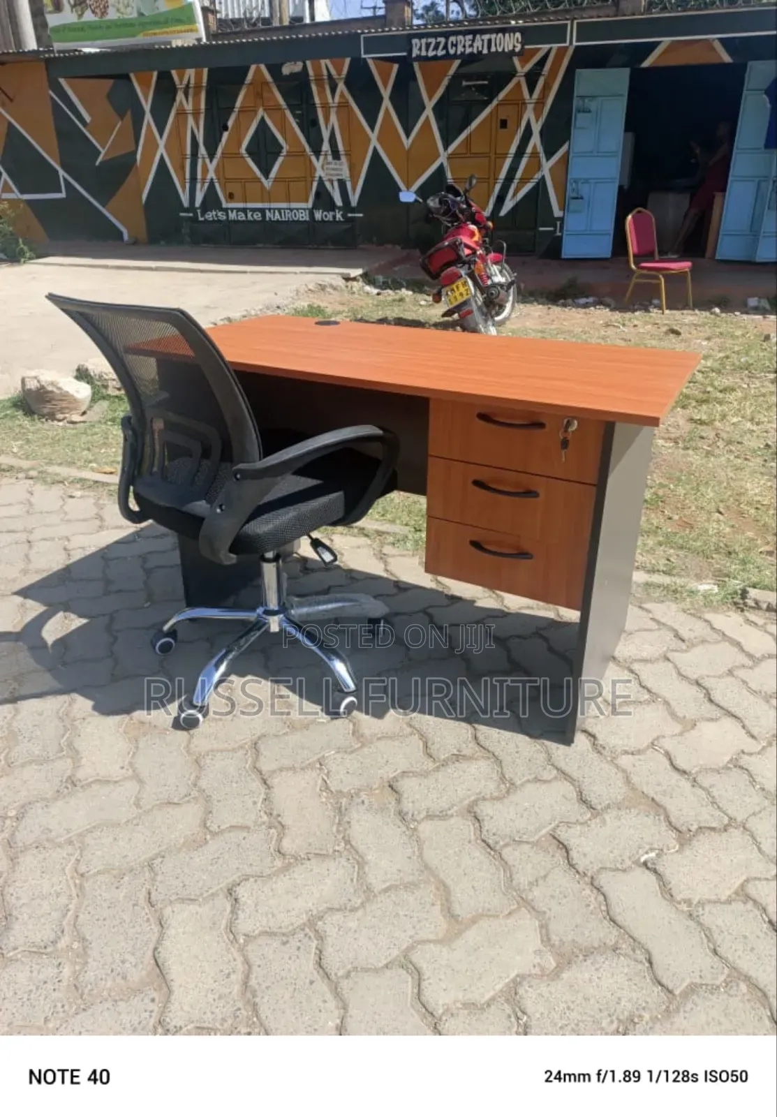Study Table Plus Office Chair Mesh